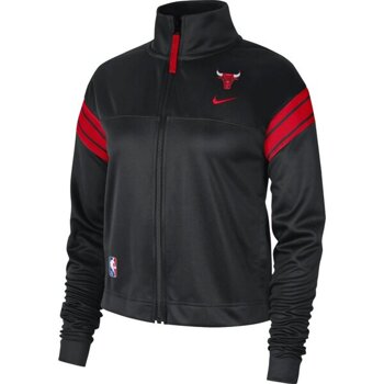 Nike Chicago Bulls Courtside 75 Tracksuit Jacket Wmns Black/University Red/Black - DB1394-010