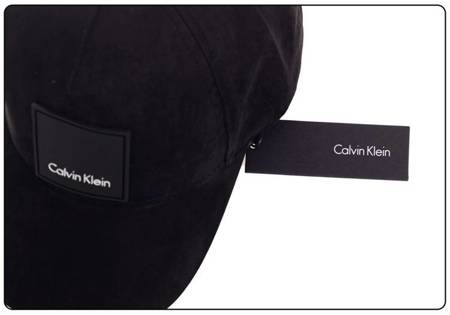 Czapka z daszkiem Calvin Klein Winter Cap Suede - K60K603364-001