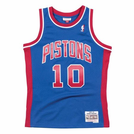 Koszulka Mitchell & Ness NBA Detroit Pistons Dennis Rodman niebieska