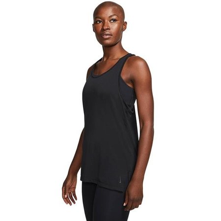 Koszulka damska Nike Yoga Layer Tank czarna CQ8826 010