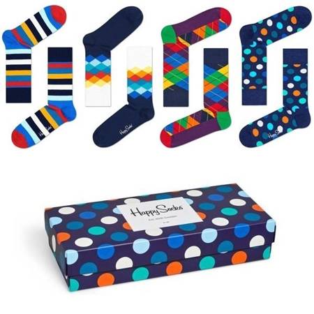 Skarpetki Happy Socks Giftbox 4-pary XMIX09-6000